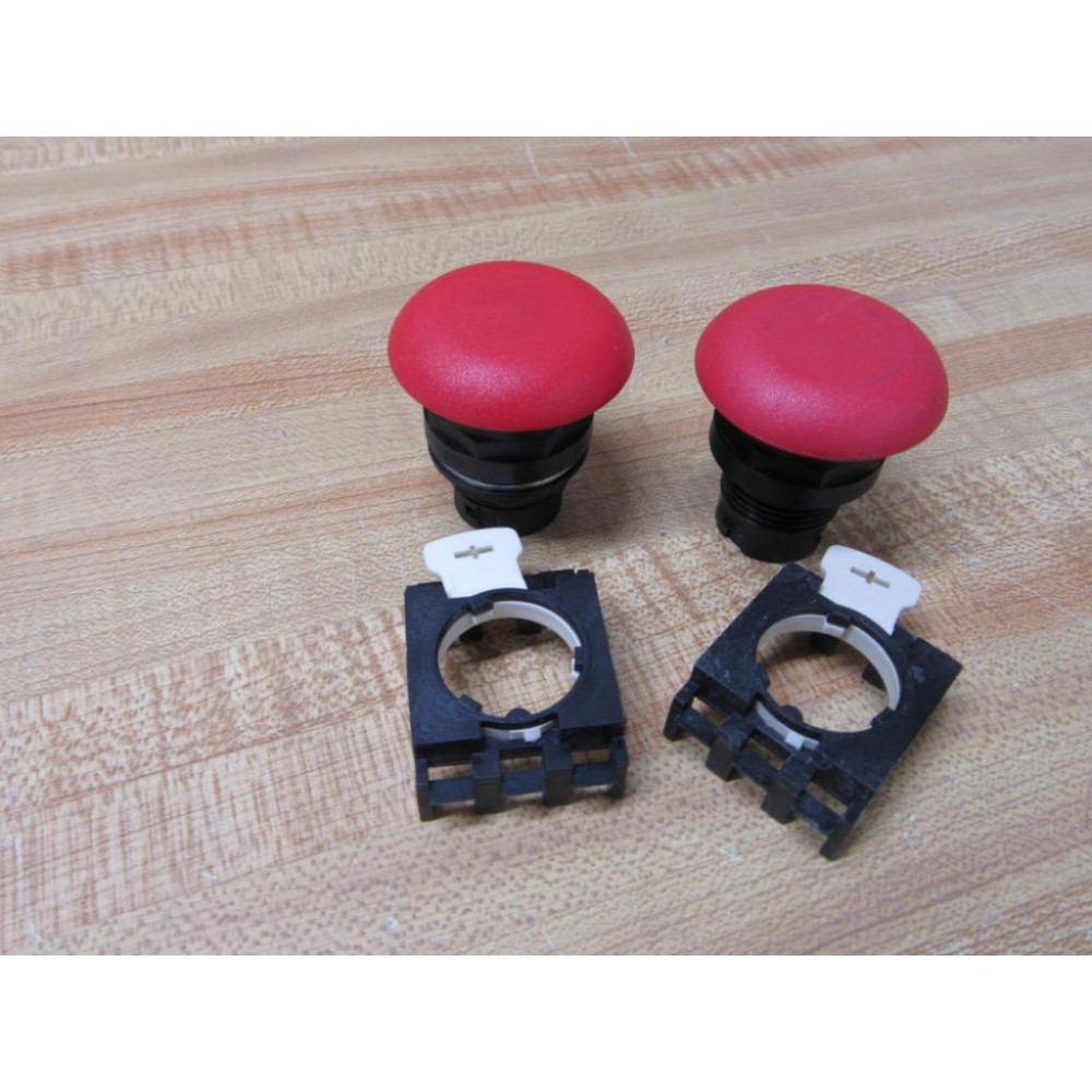 Cutler Hammer E22LPB2 Eaton PushPull Button 1 NNB And 1 Used (Pack of 2) - Used