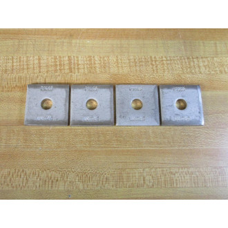 Unistrut P1063SS Stainless Steel Plate Fitting (Pack of 4) - New No Box