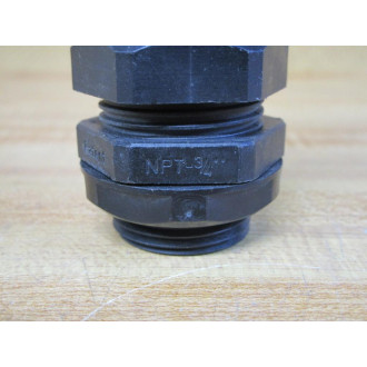 Hummel NPT-34" Heyco Strain Relief Fitting NPT34 - New No Box