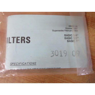 Norgren 3019-09 Compressed Air Filter Repair Kit 301909