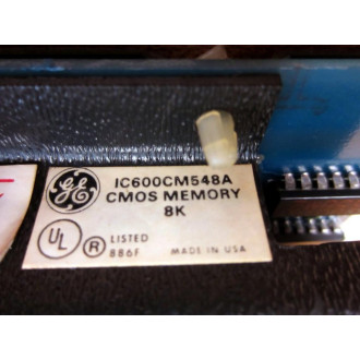 General Electric IC600CM548A C-MOS Memory MCP82 Module - New No Box