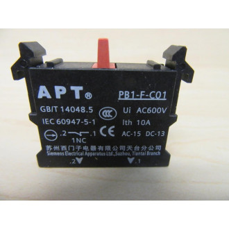 Siemens APT PB!-F-C01 Contact Block