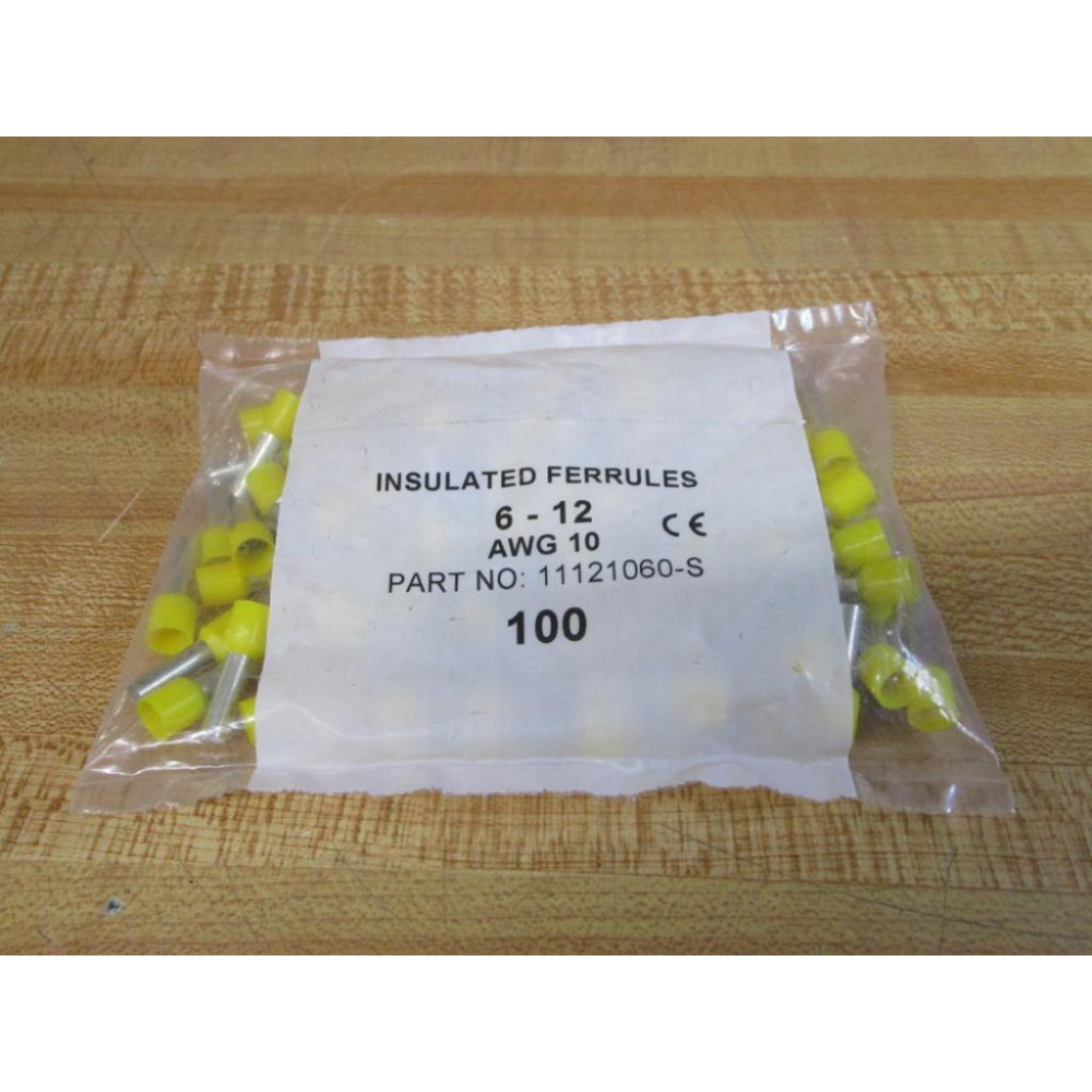 American Electric 11121060-S Insulated Ferrules 11121060S (Pack of 100)