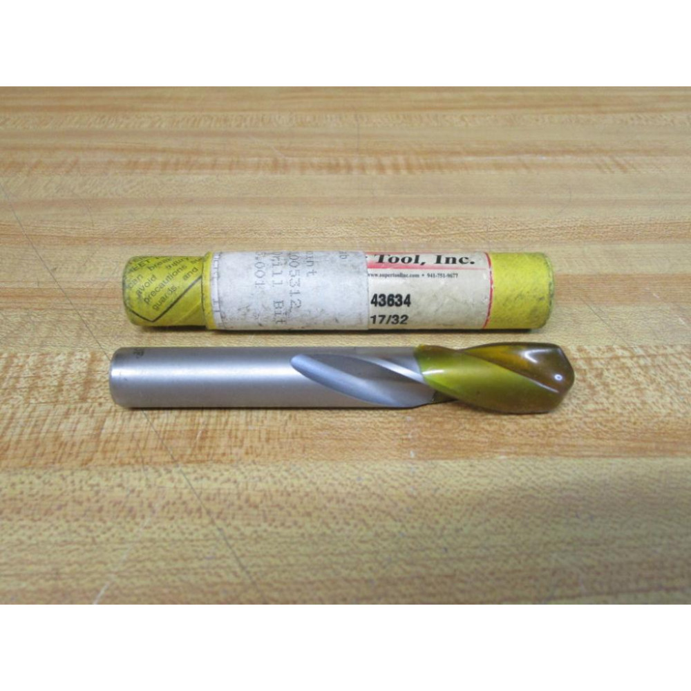 Super Tool 43634 Carbide Tipped Drill 1732" 653F