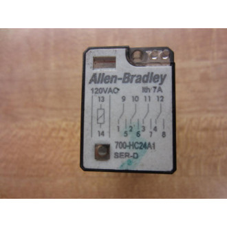 Allen Bradley 700-HC24A1 Relay 120V 700HC24A1 Series D - New No Box