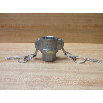 Dixon G75-D-SS Cam And Groove Coupling D-75-316 - New No Box