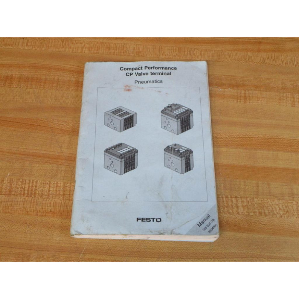 Festo 165 200 GB CP Valve Terminal Manual 9604NH - Used Festo 165 200 GB CP Valve Terminal Manual 9604NH - Used