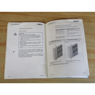 Festo 165 200 GB CP Valve Terminal Manual 9604NH - Used