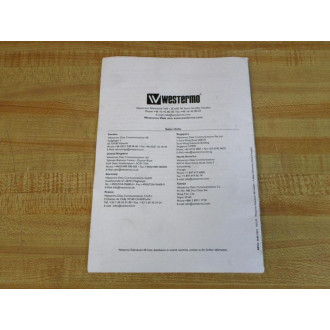 Westermo 6643-2213 Lynx L110L210 User Guide 66432213 - Used