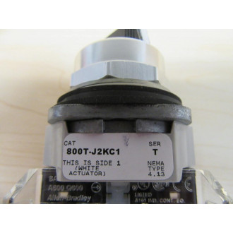 Allen Bradley 800T-J2KC1 Selector Switch W800T-XA Contact - New No Box
