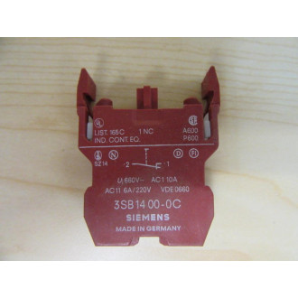 Siemens 3SB1400-0C Block 3SB14000C