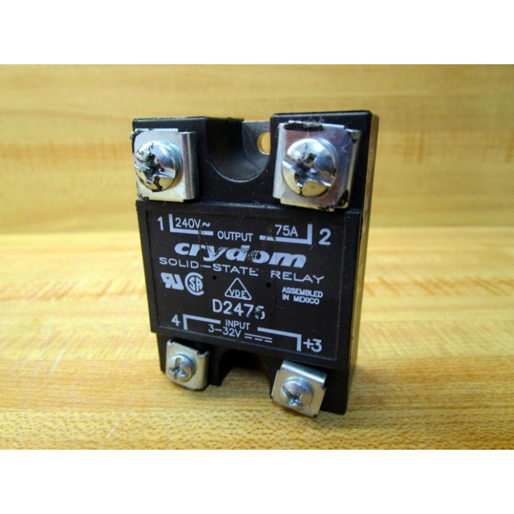 Crydom D2475 Solid-State Relay - Used