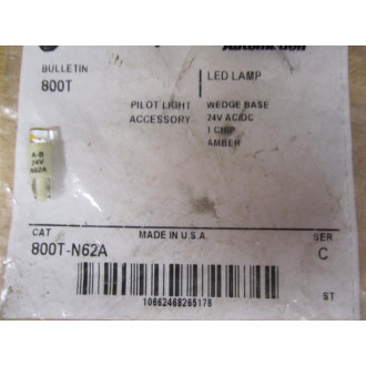 Allen Bradley 800T-N62A LED Cluster Lamp 800TN62A Series C