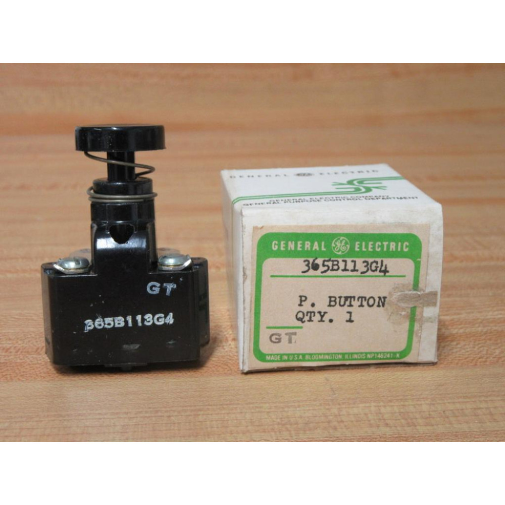 GE General Electric 365B113G4 Momentary Pushbutton