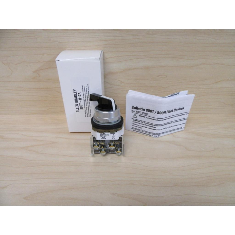 Allen Bradley 800T-H17 Selector Switch 800TH17 w800T-XA
