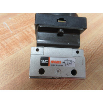 SMC NVM13 Mechanical Valve WPush Button (Pack of 2) - New No Box