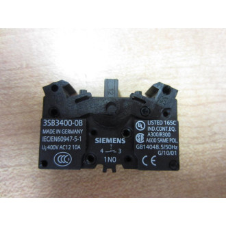 Siemens 3SB3400-0B Contact Block 3SB34000B - New No Box Siemens 3SB3400-0B Contact Block 3SB34000B - New No Box
