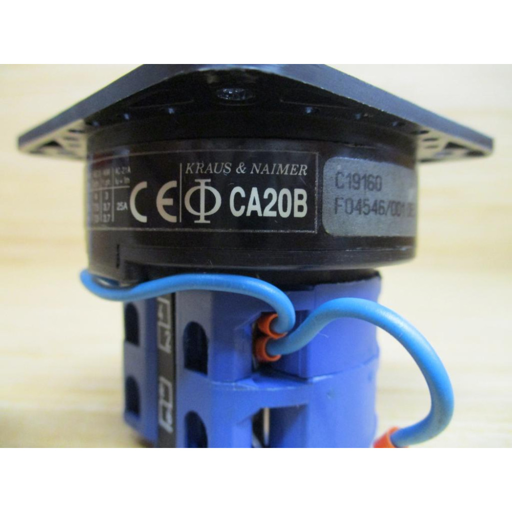 Kraus And Naimer CA20B Selector  Switch WO Knob - Used