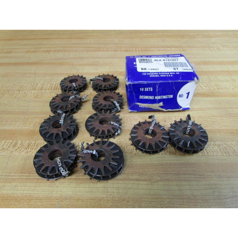 Desmond Huntington B187027 Grinding Wheel Cutter Set NO.1 (Pack of 10)