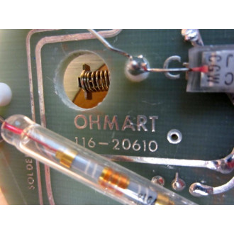 Ohmart 116-20610 Circuit Board 11620610 2 Wire Leads - Used