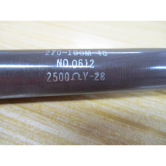 Ohmite 0612 Resistor 270-100M-40 - Used