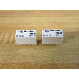 Finder 30.22 48VDC Relay 30.22 (Pack of 2) - New No Box