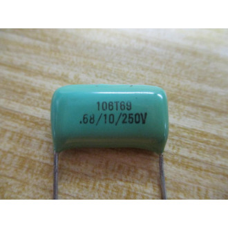 106T69 Capacitor .6810250V (Pack of 9) - New No Box