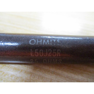 Ohmite 0400C Resistor L50J25R 25Ω - New No Box