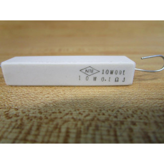 NTE 10W0D1 Resistor 10W0.1ΩJ (Pack of 2) - New No Box