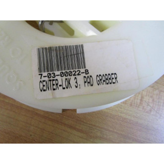 Malish 7-03-00022-B Center-Lok 3 Pad Grabber 70300022B - New No Box