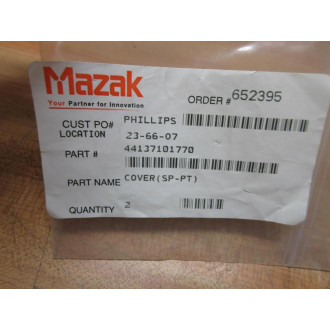 Mazak 44137101770 Cover SP-PT (Pack of 2)