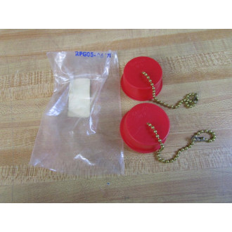 Caplugs RPG05-0647-LSS Eyewash Dust Cap 18-X (Pack of 2)
