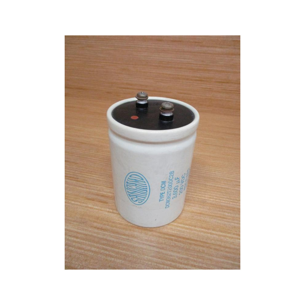 Sangamo DCM362T200DC2B Capacitor 3600µF 200VDC - Used