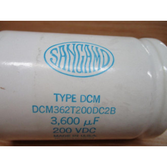 Sangamo DCM362T200DC2B Capacitor 3600µF 200VDC - Used