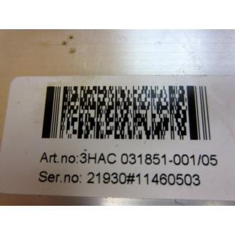 ABB 3HAC031851-001 DSQC633 SMB-Unit 3HAC031977-001 - Used