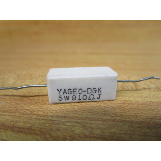 Generic YAGEO-DGK Resistor 5W910ΩJ (Pack of 2) - New No Box