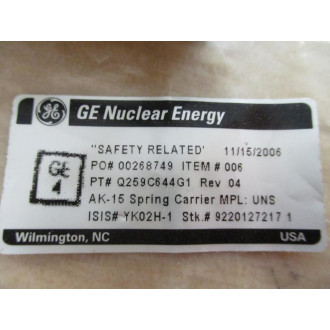 General Electric Q259C644G1 GE Spring Carrier Q259C644G1