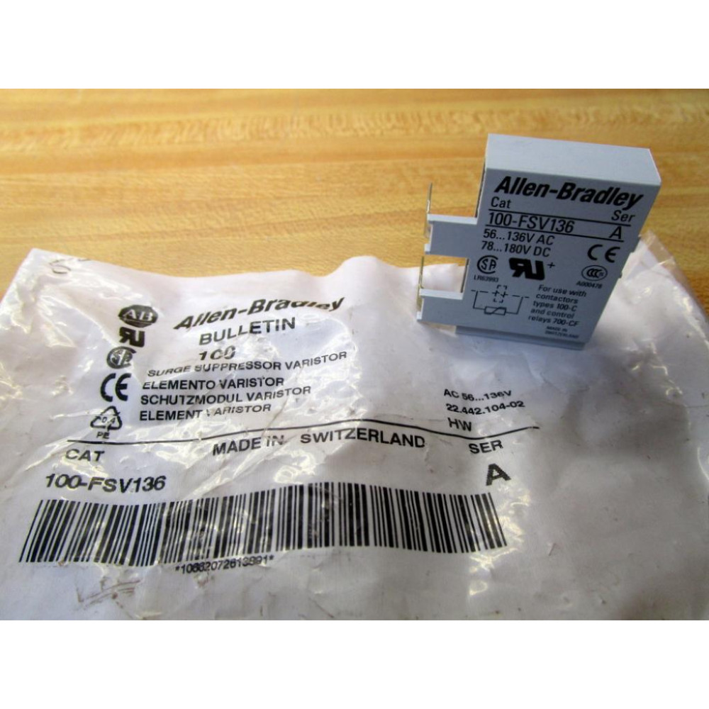 Allen Bradley 100-FSV136 Surge Suppressors 100FSV136 Series A