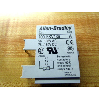 Allen Bradley 100-FSV136 Surge Suppressors 100FSV136 Series A