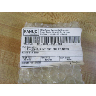 Fanuc NE-2002-951-001 Robotics Cable Assembly NE2002951001 - New No Box