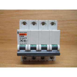 Merlin Gerin 24155 Square D 1A Circuit Breaker Schneider MG24155 - Used