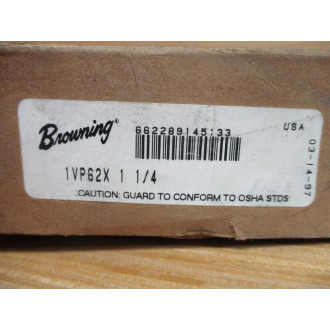 Browning 1VP62X 1 14 Variable Pitch Pulley 1045608