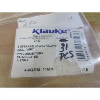 Klauke 715 Pin Terminal (Pack of 31)