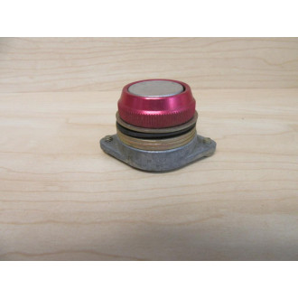 General Electric CR2940WA200C Oiltight Pushbutton GE Red Aluminum Bezel (Pack of 5) - Used