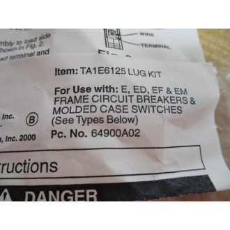 Siemens TA1E6125 Lug Kit