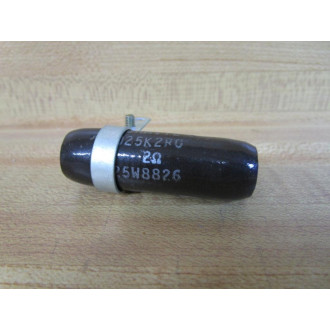 Ohmite D25K2R0 Resistor 2Ω 25W - New No Box