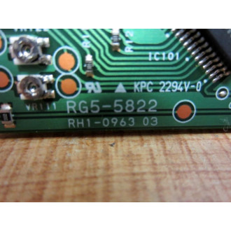 HP RG5-5822 Circuit Board WSight Glass RH1-0963 - Used
