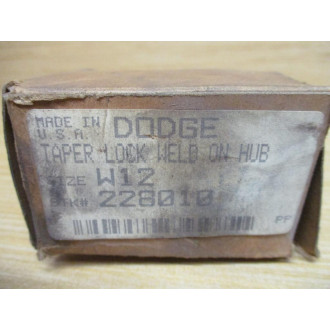 Dodge 228010 Taper Lock Weld On Hub W12