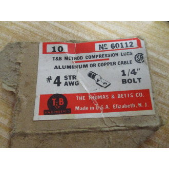 Thomas & Betts 60112 Method Compression Lug (Pack of 12) - New No Box