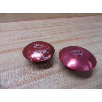 Cutler Hammer 53-1349-18 E-Stop Button 53134918 (Pack of 2) - Used